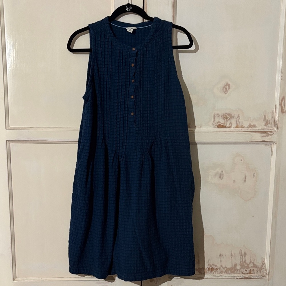 L.L. Bean Navy Blue Dress